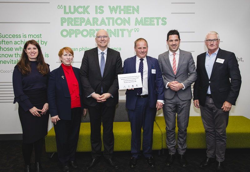 Entrepreneur in Residence Terry Gold with a startup at the regional ICC