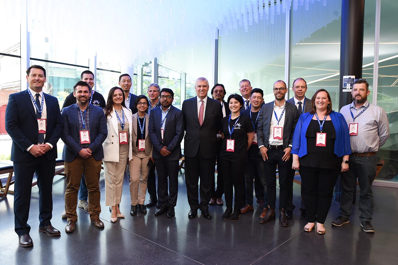 pitch@palace pitchers with HRH The Duke of York KG