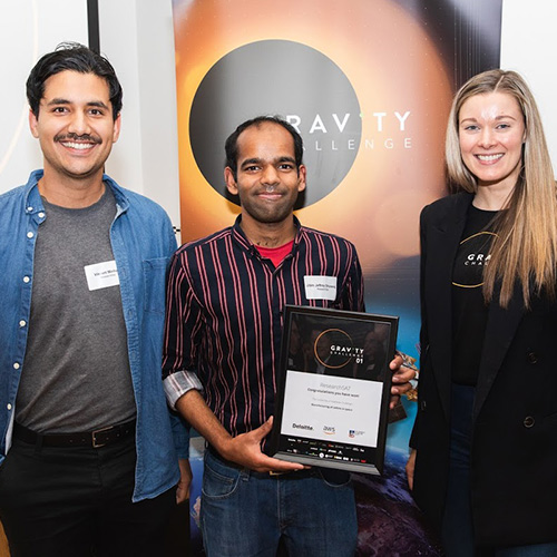 Jibin and Vik from ResearchSat