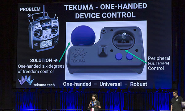 Tekuma presenting their application